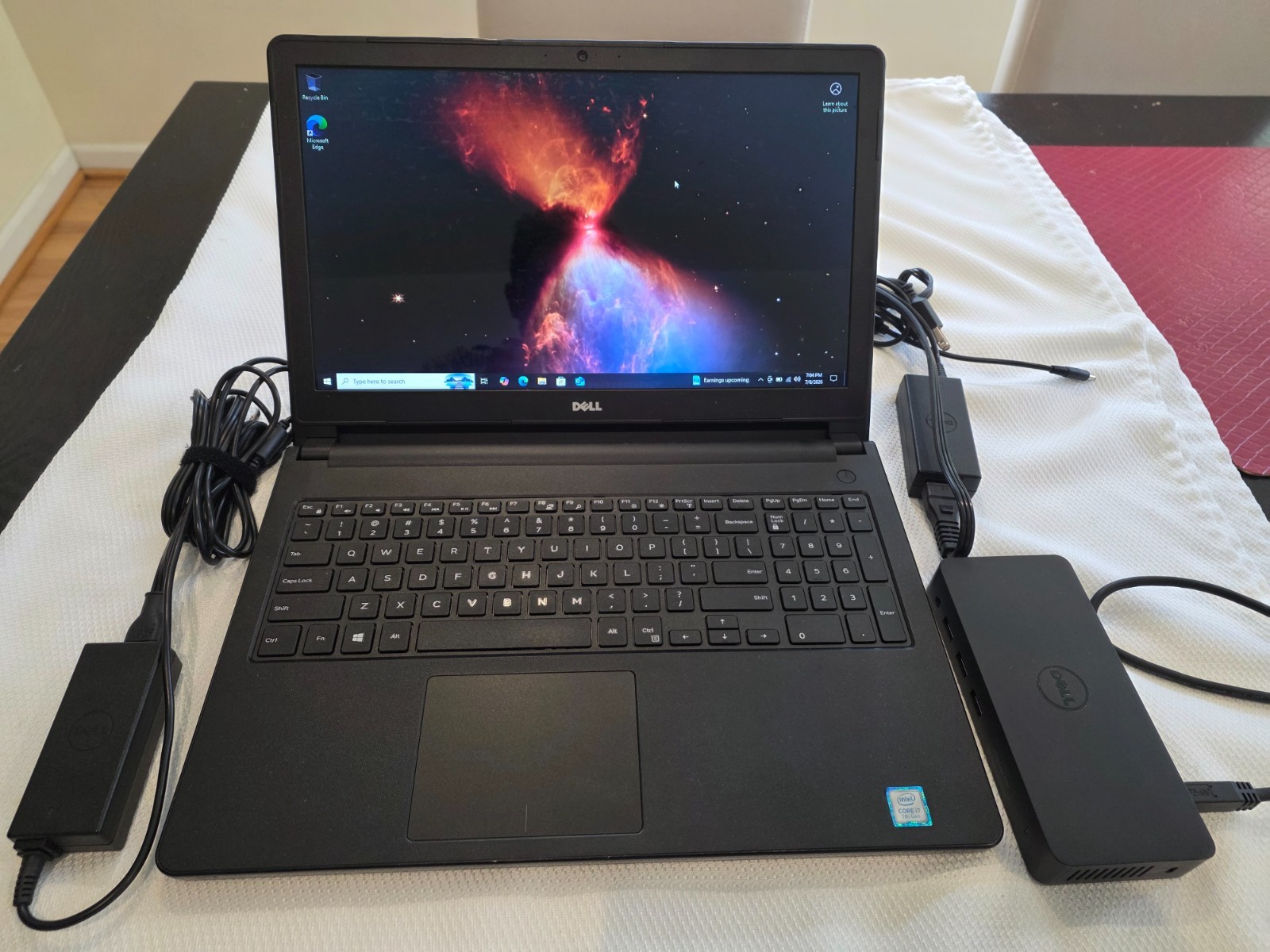 Dell Inspiron 15 5566 Laptop i7-7500U 2.7GHz 12GB RAM 500GB SSD Windows 11