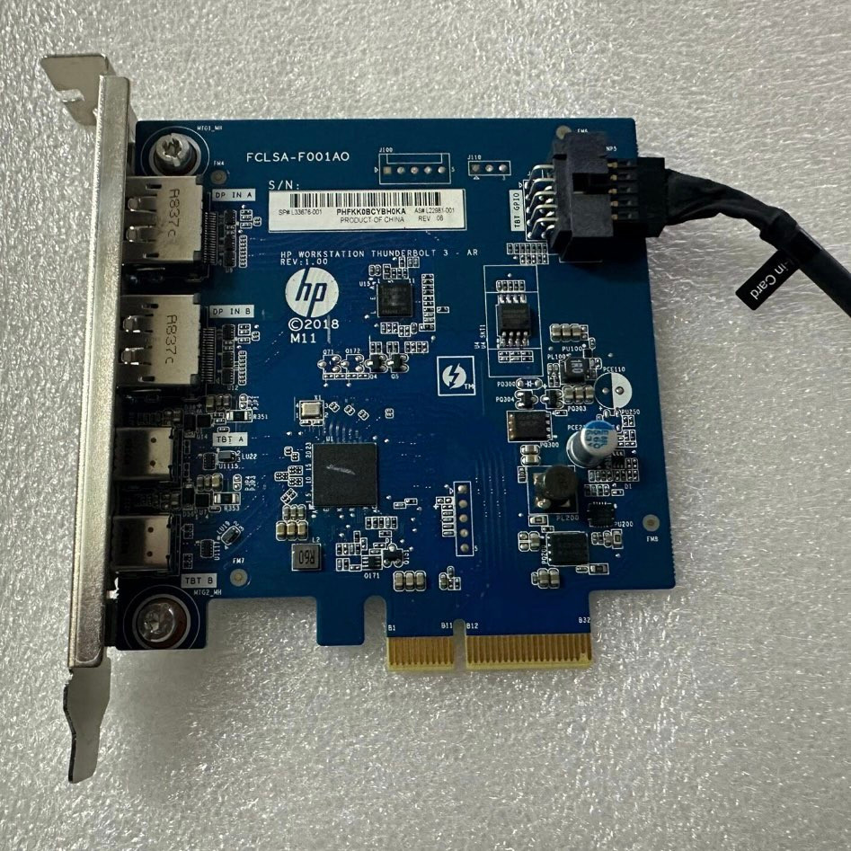 For HP z4g4 z6g4 z8g4 Z4G5 Z6G5 Z8G5 Workstation Thunderbolt 3 Expansion Card