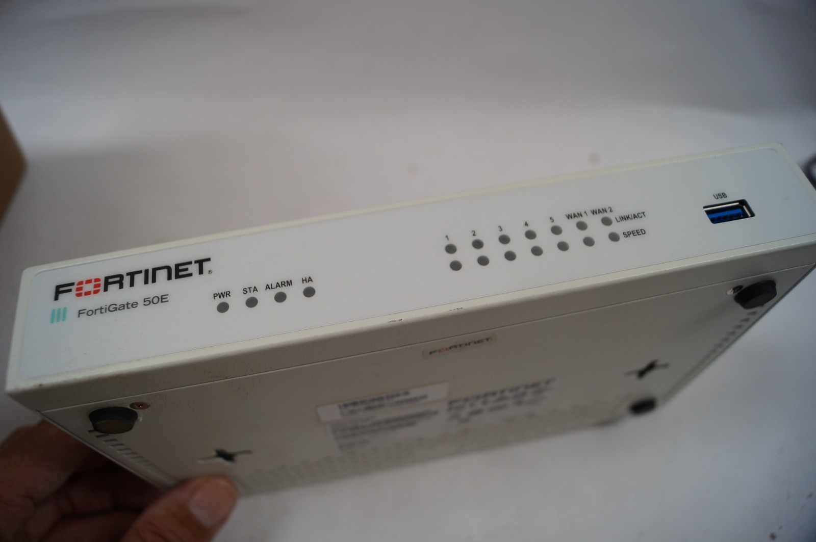 FortiNet FG-50E FortiGate 50E High Performance UTM Router No Cord WORKING C222