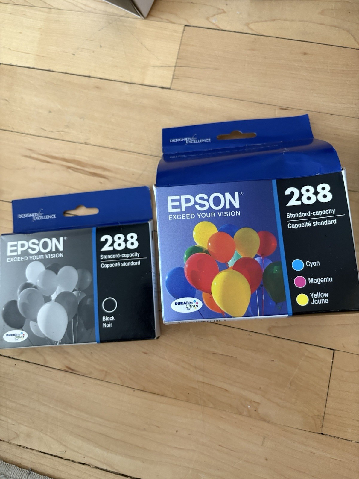 Epson 288 Standard Capacity Cyan Magenta Yellow Ink Cartridge New Exp 05/26