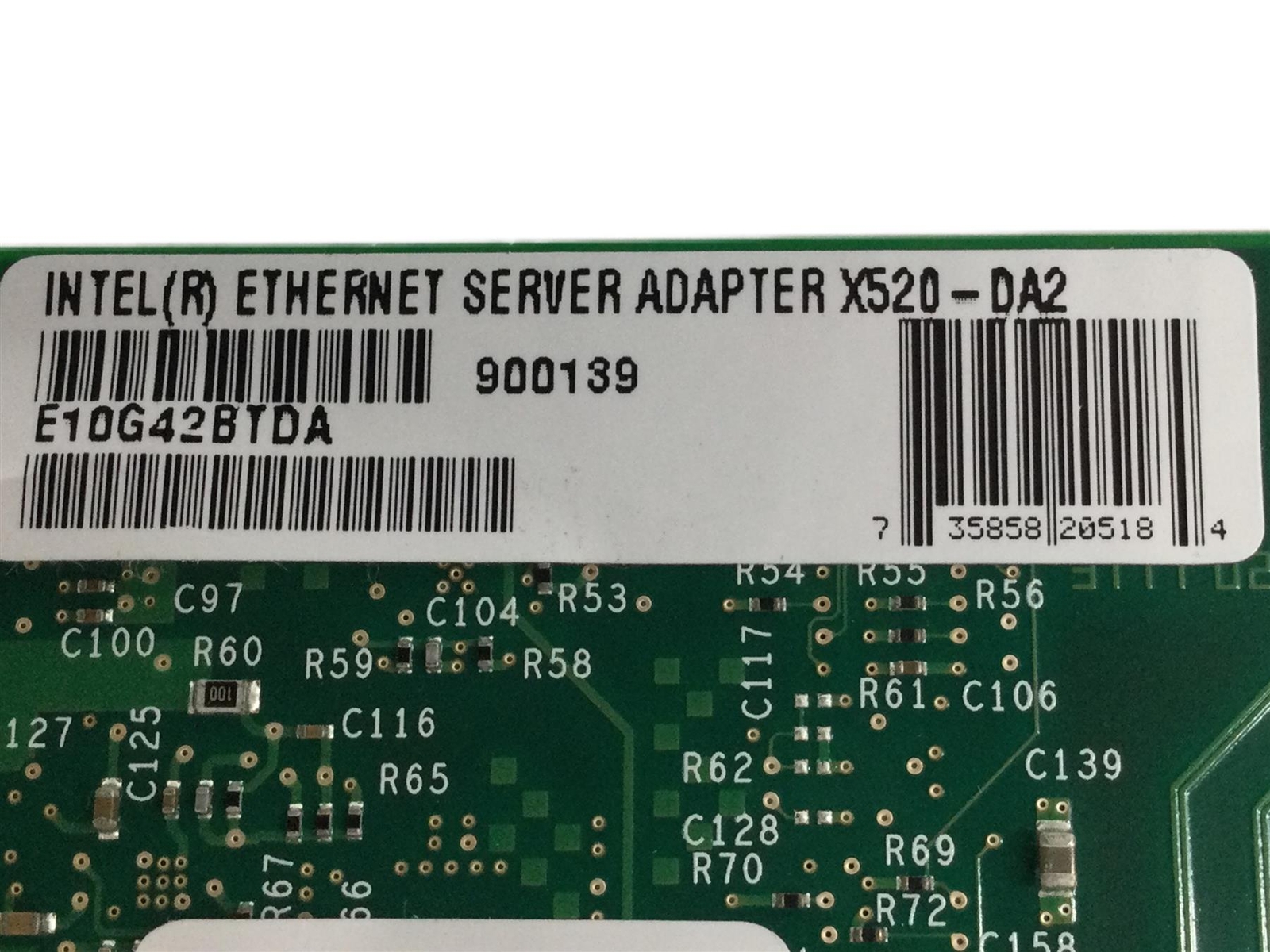 Lifetime Warranty X520-DA2 Intel 10GB SFP+ Dual Port + 2x 10G Optics 2x 2M Cable