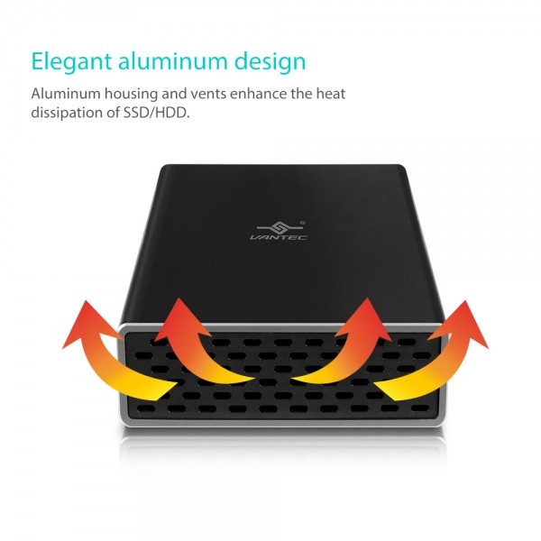 Vantec NexStar® GX USB 3.0 Dual 2.5” SATA SSD/HDD RAID Enclosure