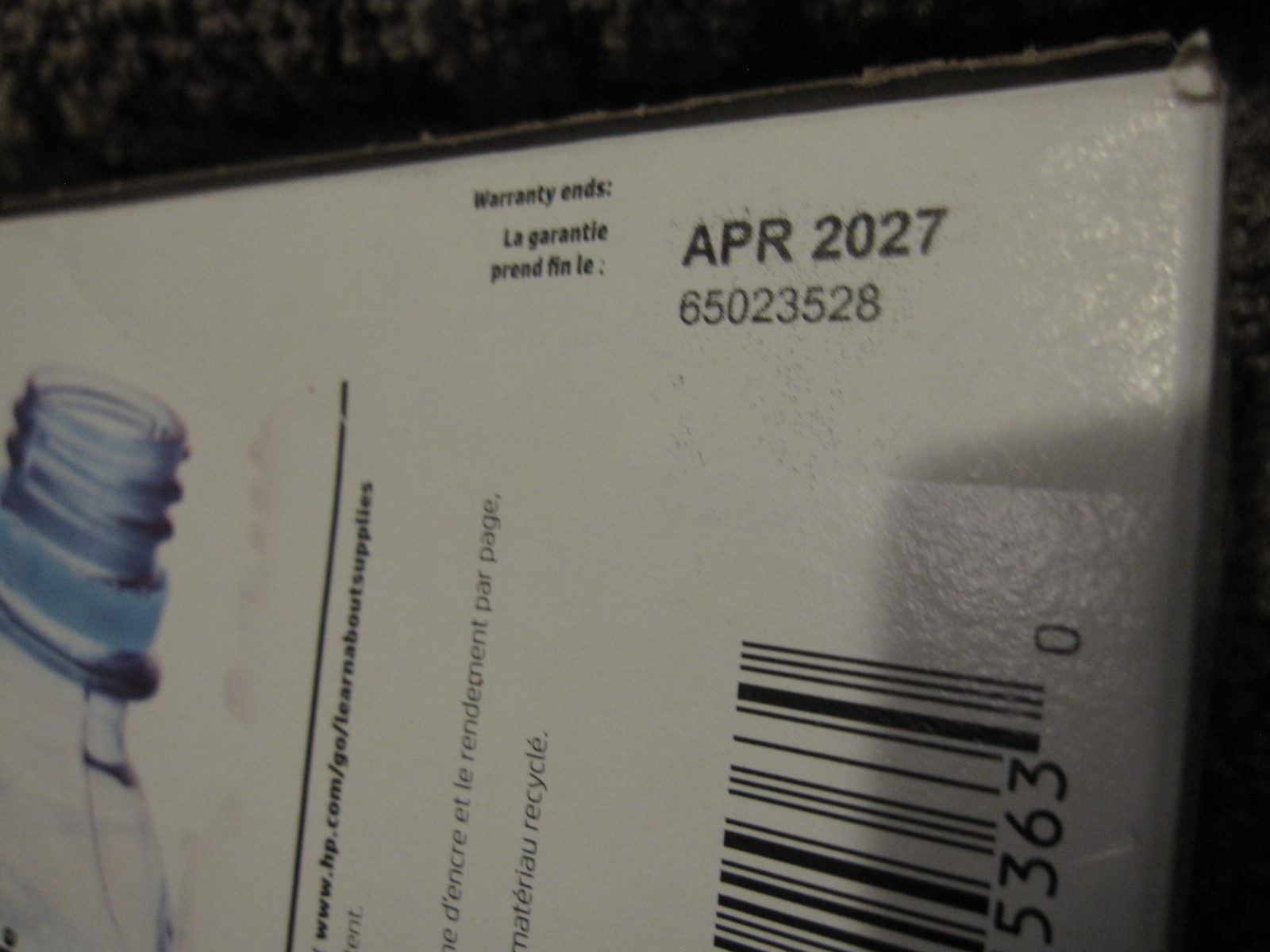 HP N9H64FN Black & Tri Color Ink Cartridge Genuine OEM NEW # 62 APR/2027