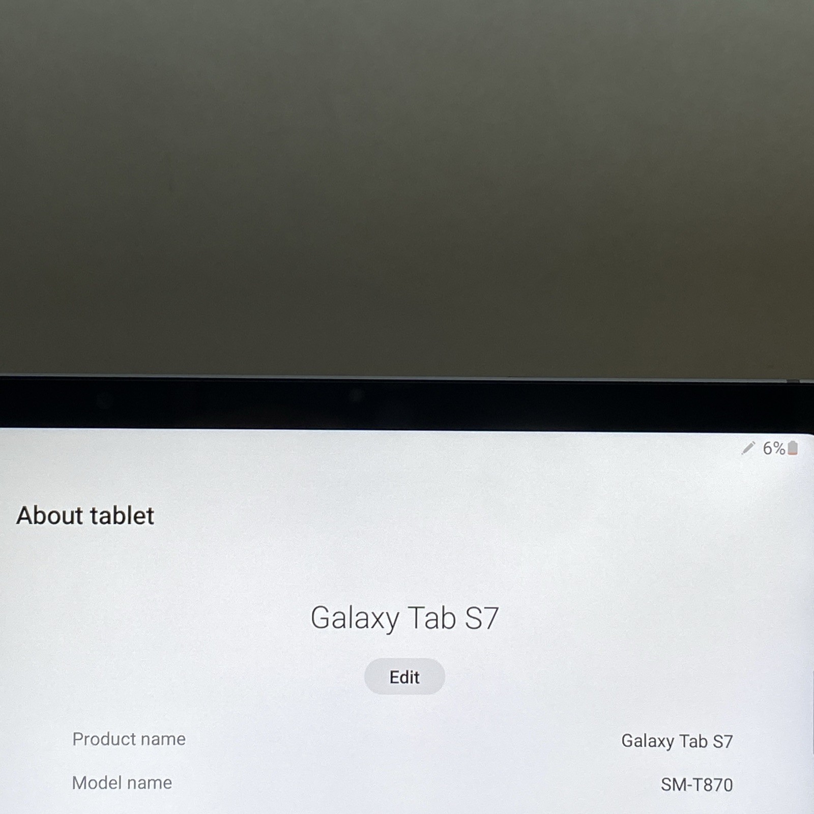 Samsung Galaxy Tab S7 SM-T870 128 GB Wi-Fi 11 in Mystic Black