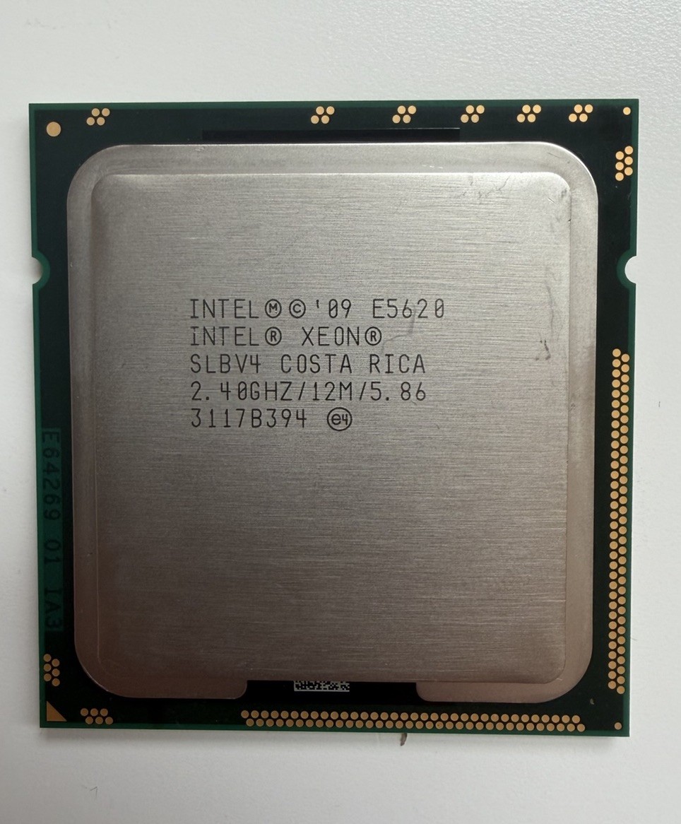 Intel Xeon E5620 LGA 1366 4 Core CPU + 16GB DDR3 PC3-10600E ECC Server RAM Combo