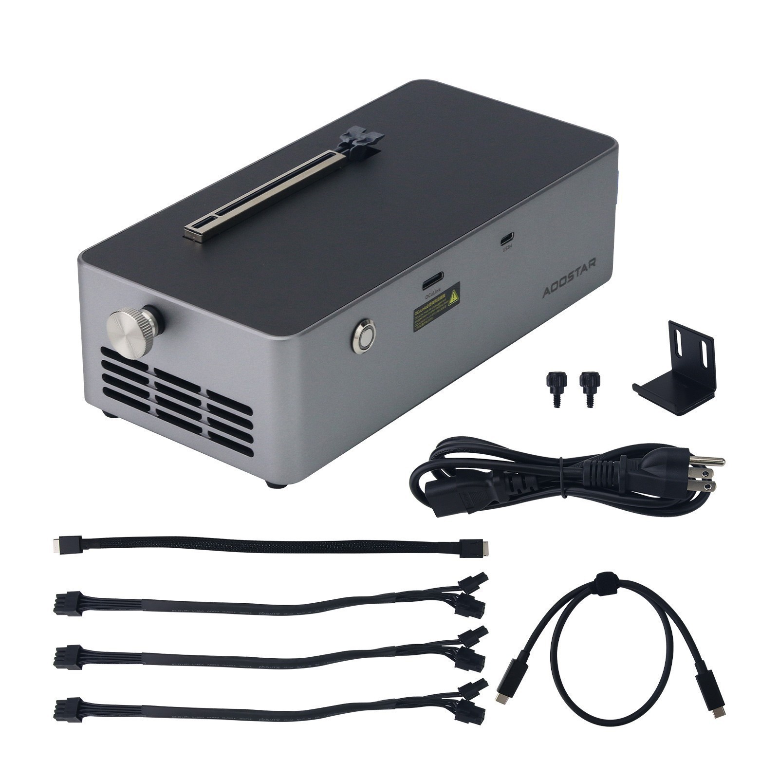 AG02 GPU Expansion Dock PSU OCUlink USB4 Built-in 800W Fits for AMD Intel NVIDIA