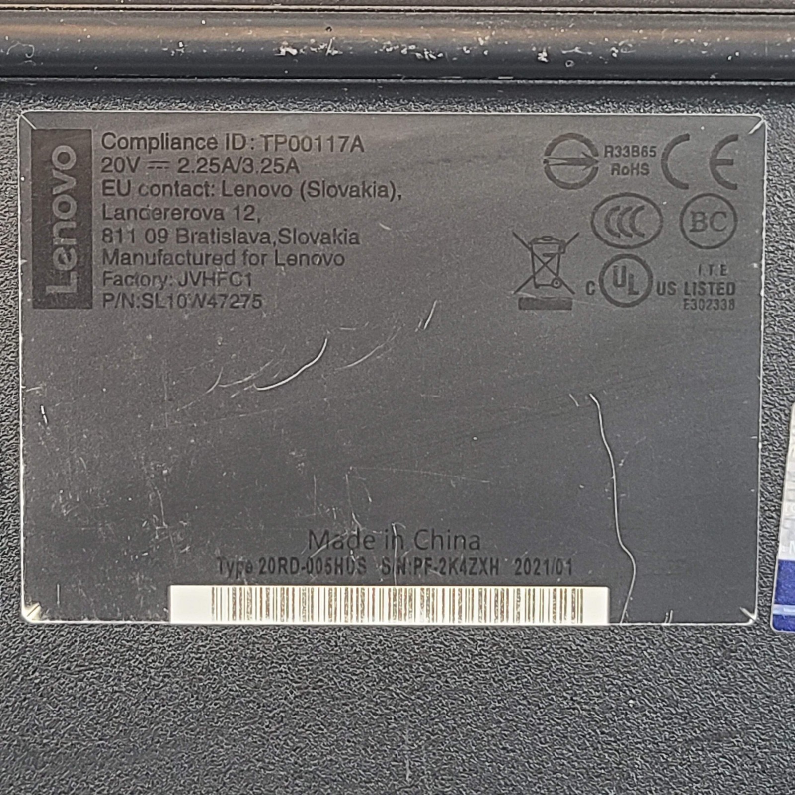 Lenovo ThinkPad E15 Gen 2 EMGEABD 15.6″ i5-10210U 1.6GHz 8GB RAM 256GB SSD