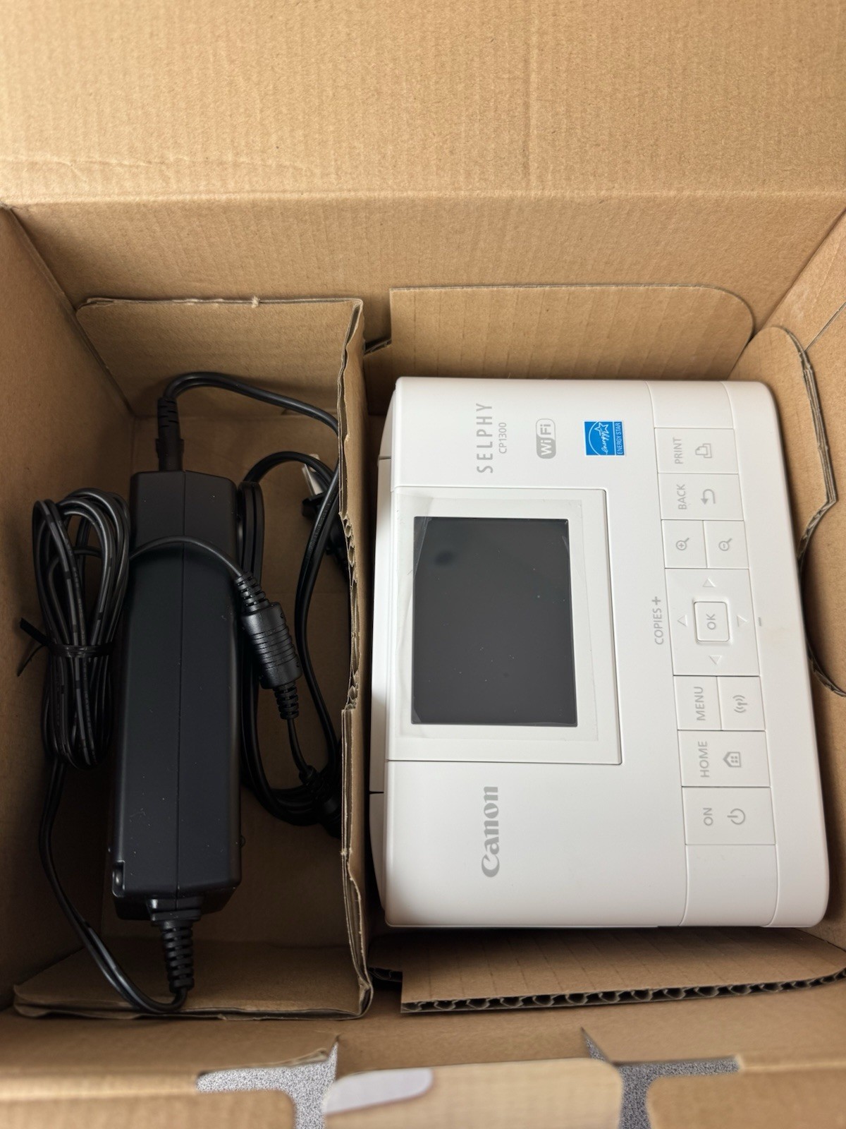 Canon SELPHY CP1300 Compact Wireless Photo Printer (White) in Box