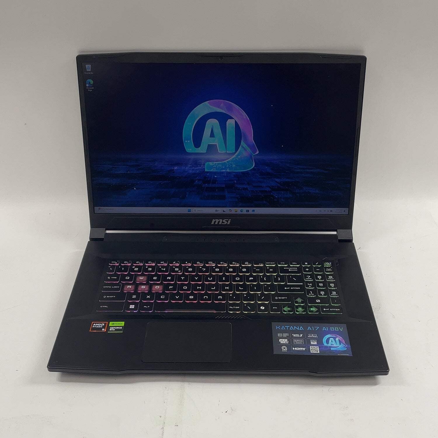 MSI Katana A17 AI B8VE 17.3″ Ryzen 9 8945HS 4.0GHz 32GB RAM 1TB SSD 1TB RTX 4050