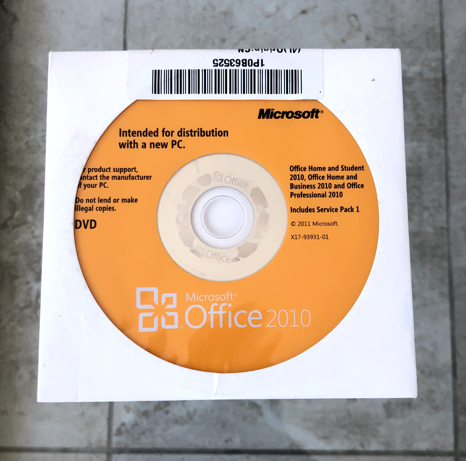 Microsoft Office Home and Business 2010 w/Product Key