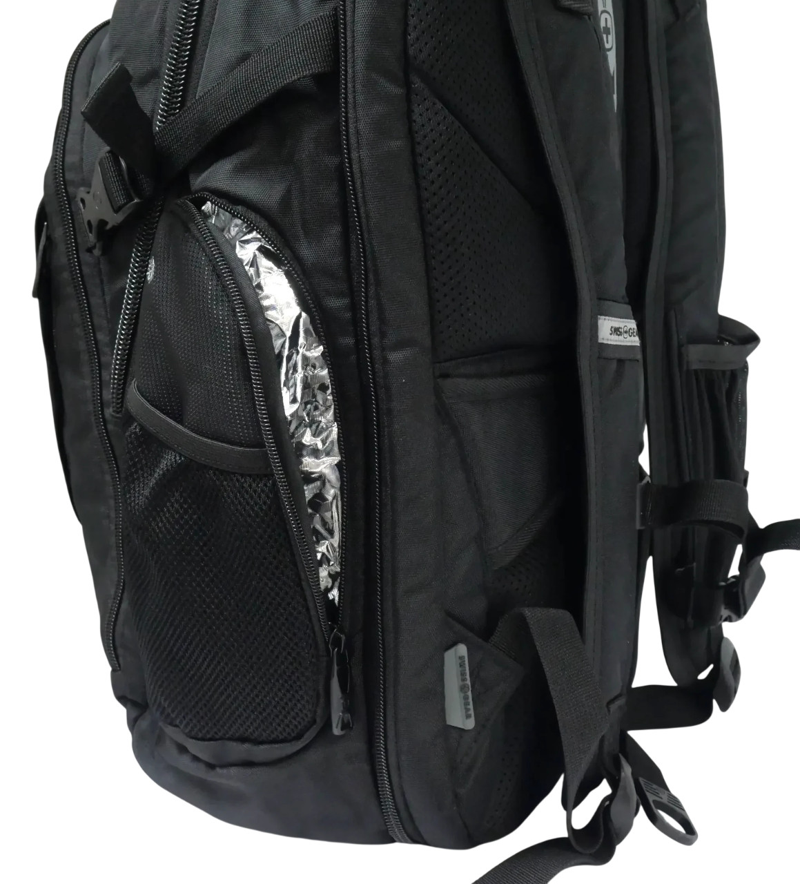 SwissGear ScanSmart Laptop Bag, Black Stealth, Fits 15-Inch Notebook.