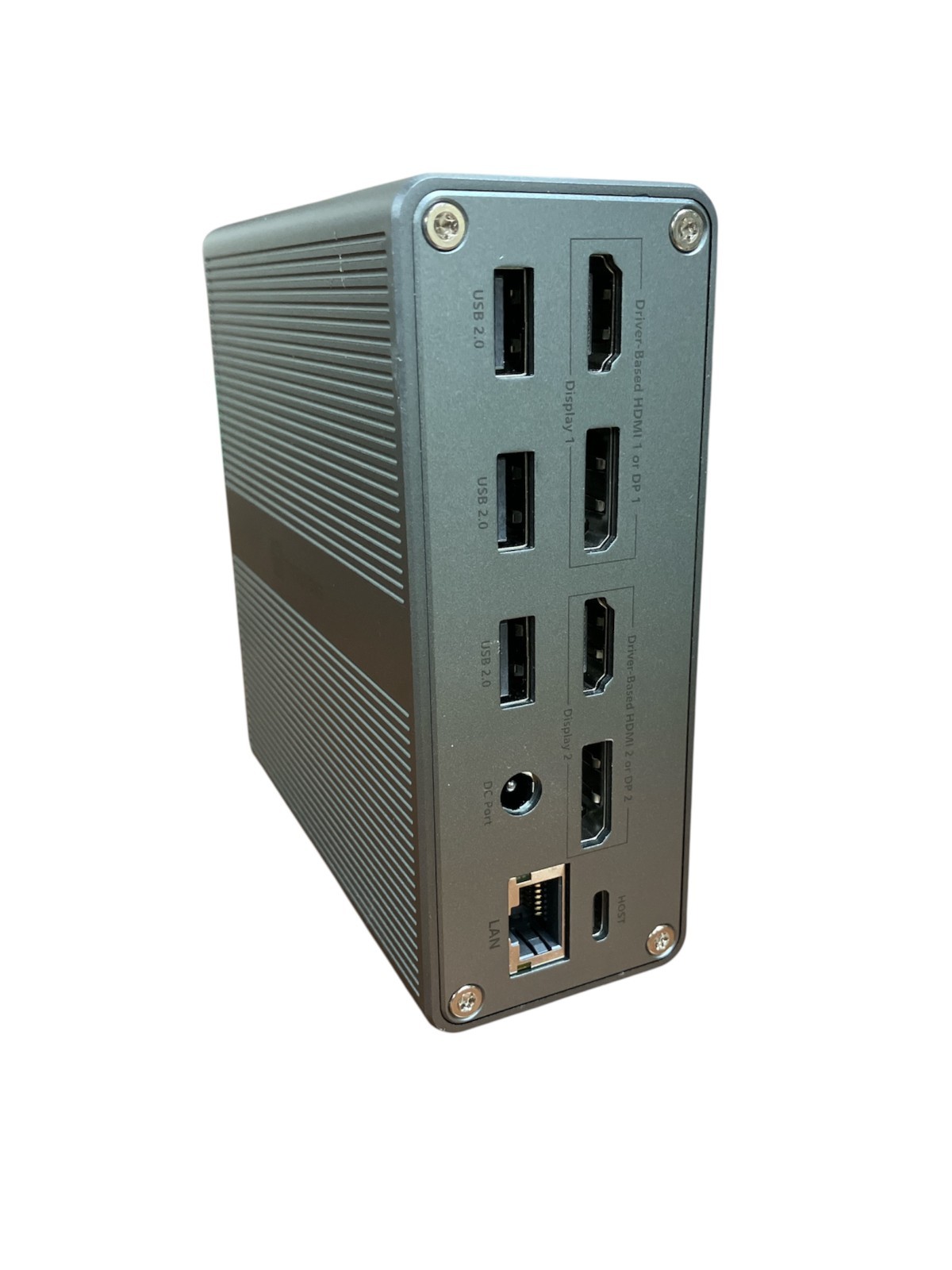 Tobenone UDS030 18-In-1 USB-C Or 3.0 Docking Station Unit and Power Adapter