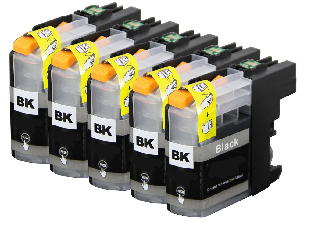 5PK BLACK LC-203 Ink Replacement for Brother MFC-J480DW MFC-J5620DW MFC-J880DW