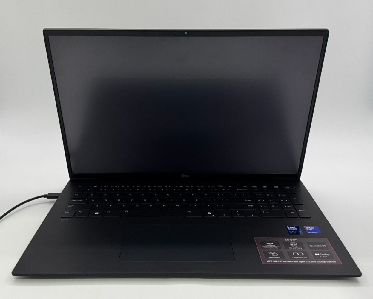 LG Gram 17″ Touch Laptop Intel Ultra 7 258V 32GB 1TB SSD Copilot+ Obsidian Black