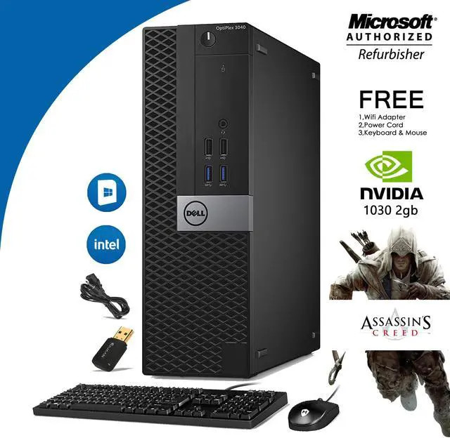 Dell Optiplex 3040 SFF Gmaing i5-6500 16GB RAM 256GB SSD Nvidia GT 1030 2GB