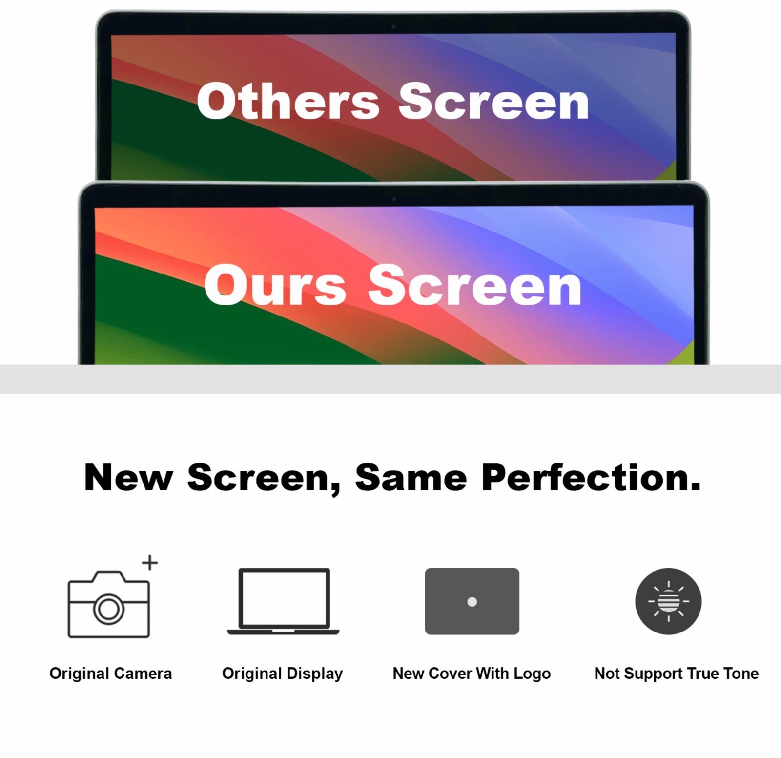 New For MacBook Air A2337 (13inch, M1 2020) LCD Screen Display Replacement A+++