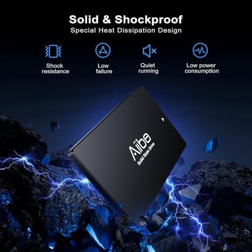 128GB SATA III Internal SSD 2.5” Solid State Drive – Up to 450MB/s for Laptop/PC
