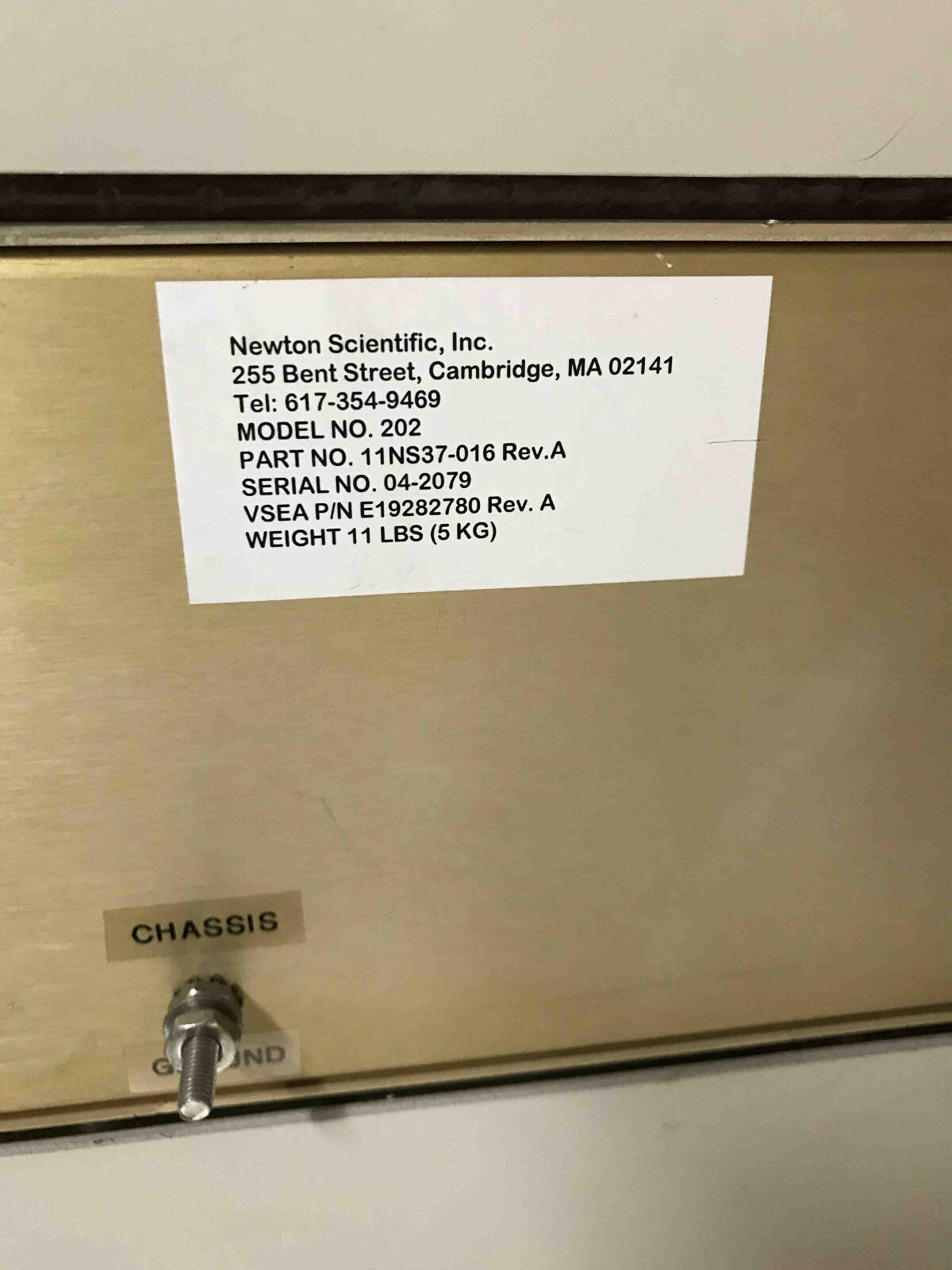 Applied Materials / Varian / NSI Model 202 GVM CONTROLLER, 11NS37-016, E19282780