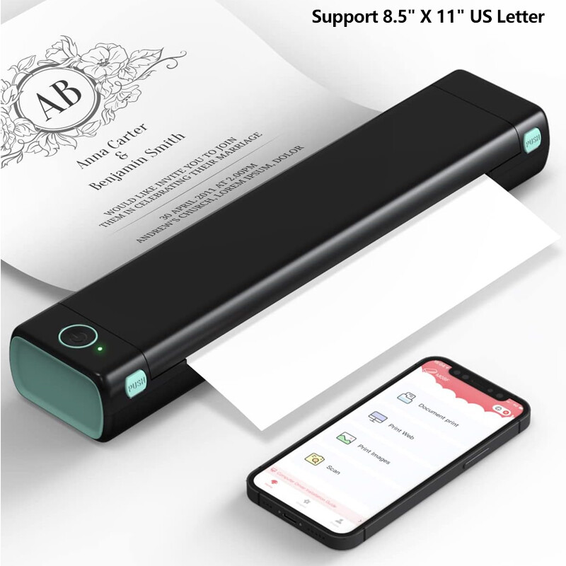 Phomemo M08F Wireless Bluetooth Printer Thermal Printer for 8.5″ X 11″ US Letter
