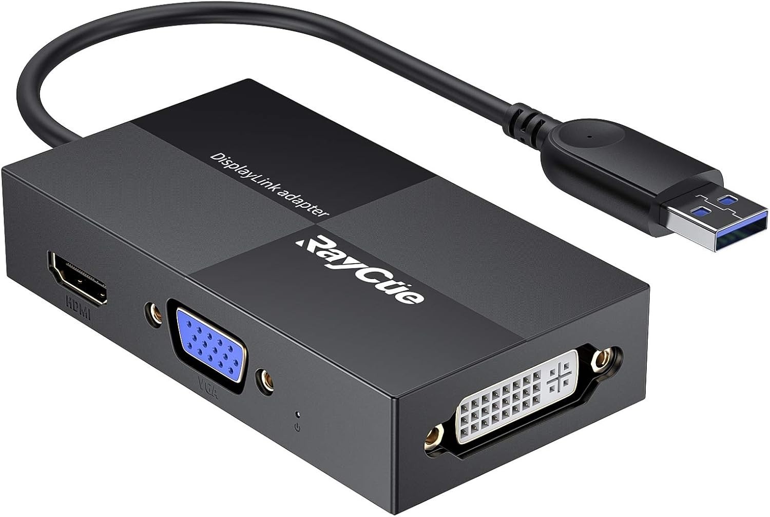 USB to HDMI VGA DVI, External Monitor Adapter, USB 3.0 to VGA Adapter, USB Multi