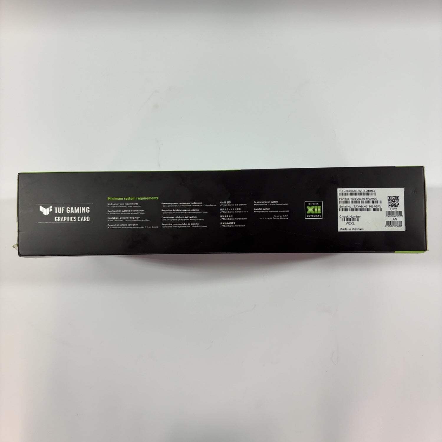 New Asus GeForce RTX 5070 TUF Gaming OC 12GB GDDR7 Graphics Card