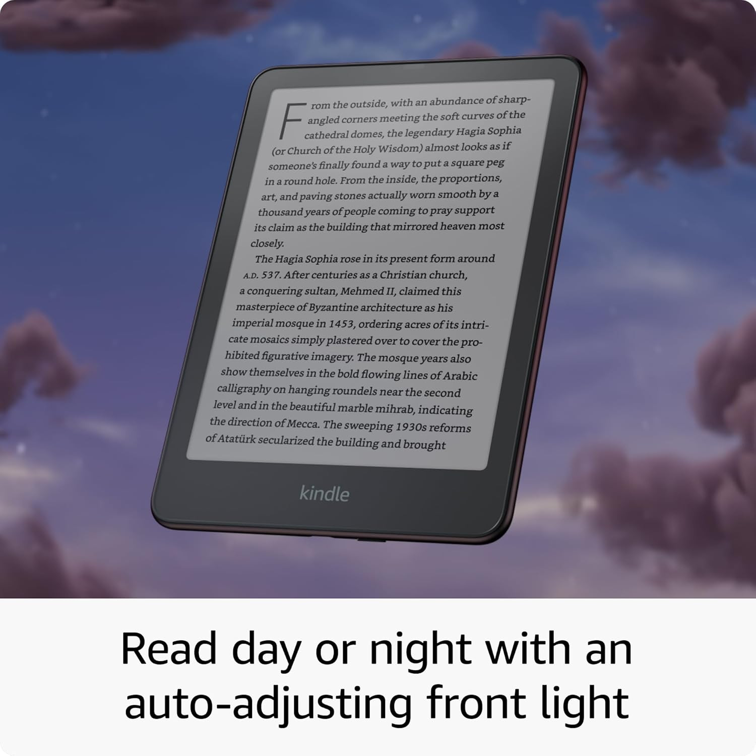 All-new Amazon Kindle Paperwhite Signature Edition (32 GB) – Metallic Black