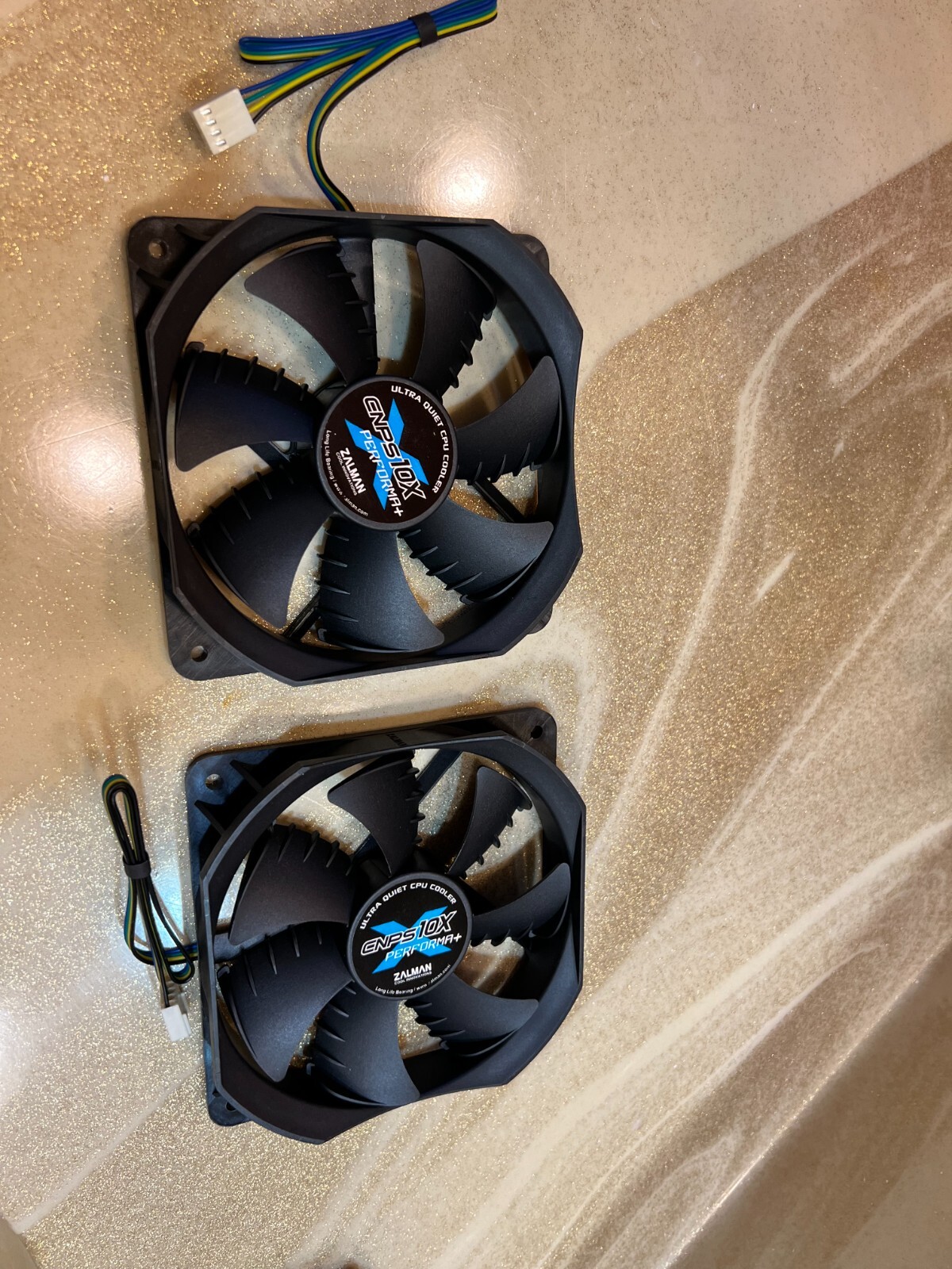 2 Pcs Fan case for RADIATOR 120MM performa+ ULTRA QUIET CPU COOLER 12V 0.20A