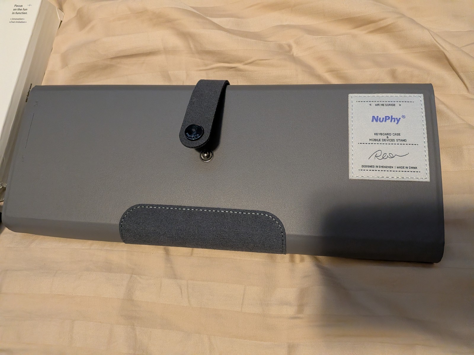 Nuphy Air60 HE Hall Effect Low Profile Gaming Keyboard + Case 2x OEM Keycap Sets