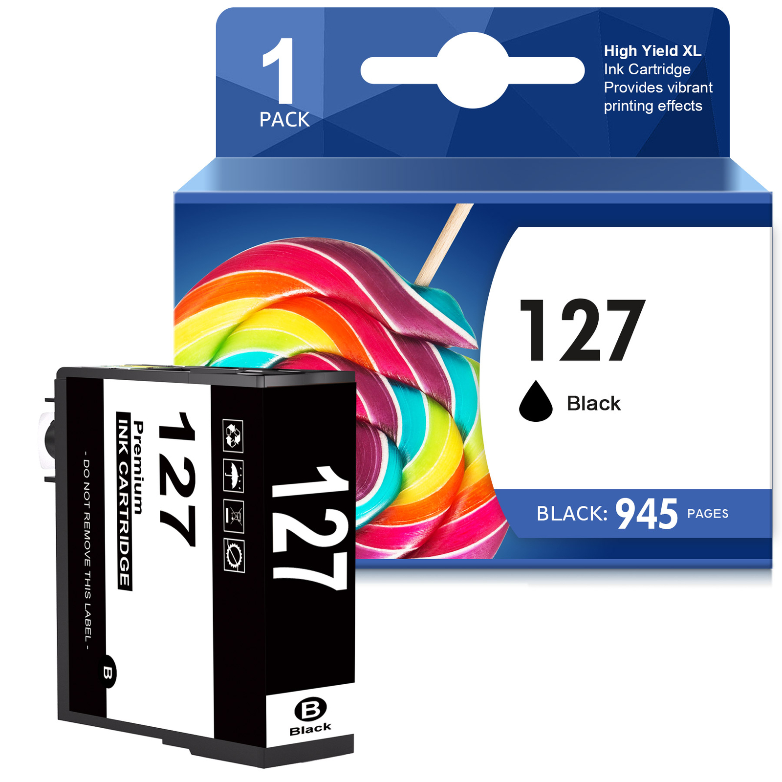 127 Ink Cartridge for Epson 127 WorkForce 545 60 630 633 635 645 840 845 Lot