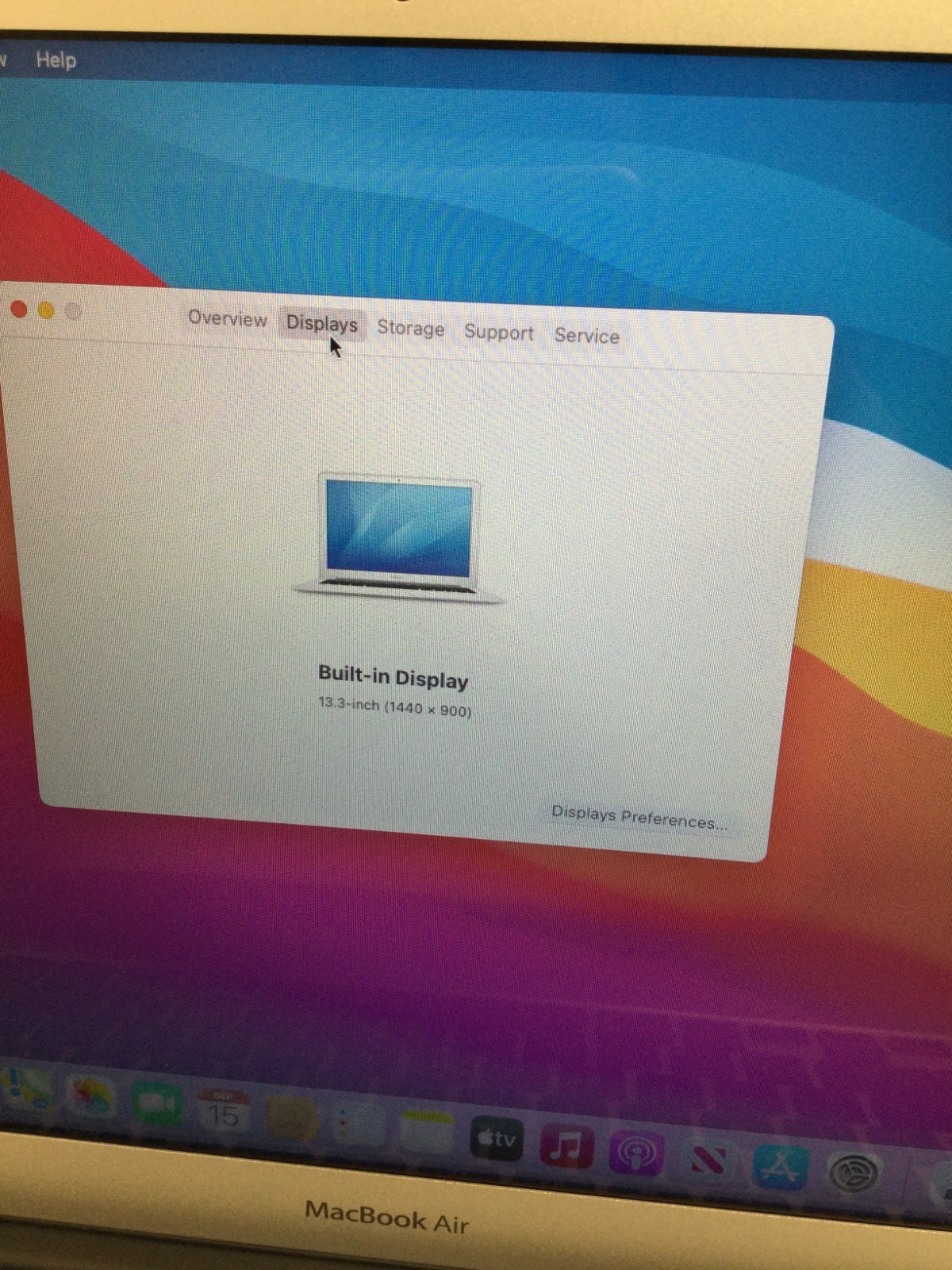 Apple MacBook Air 13.inch (128 GB SSD, Intel Core i5 5th. Gen., 1.6GHz, 4 GB RAM