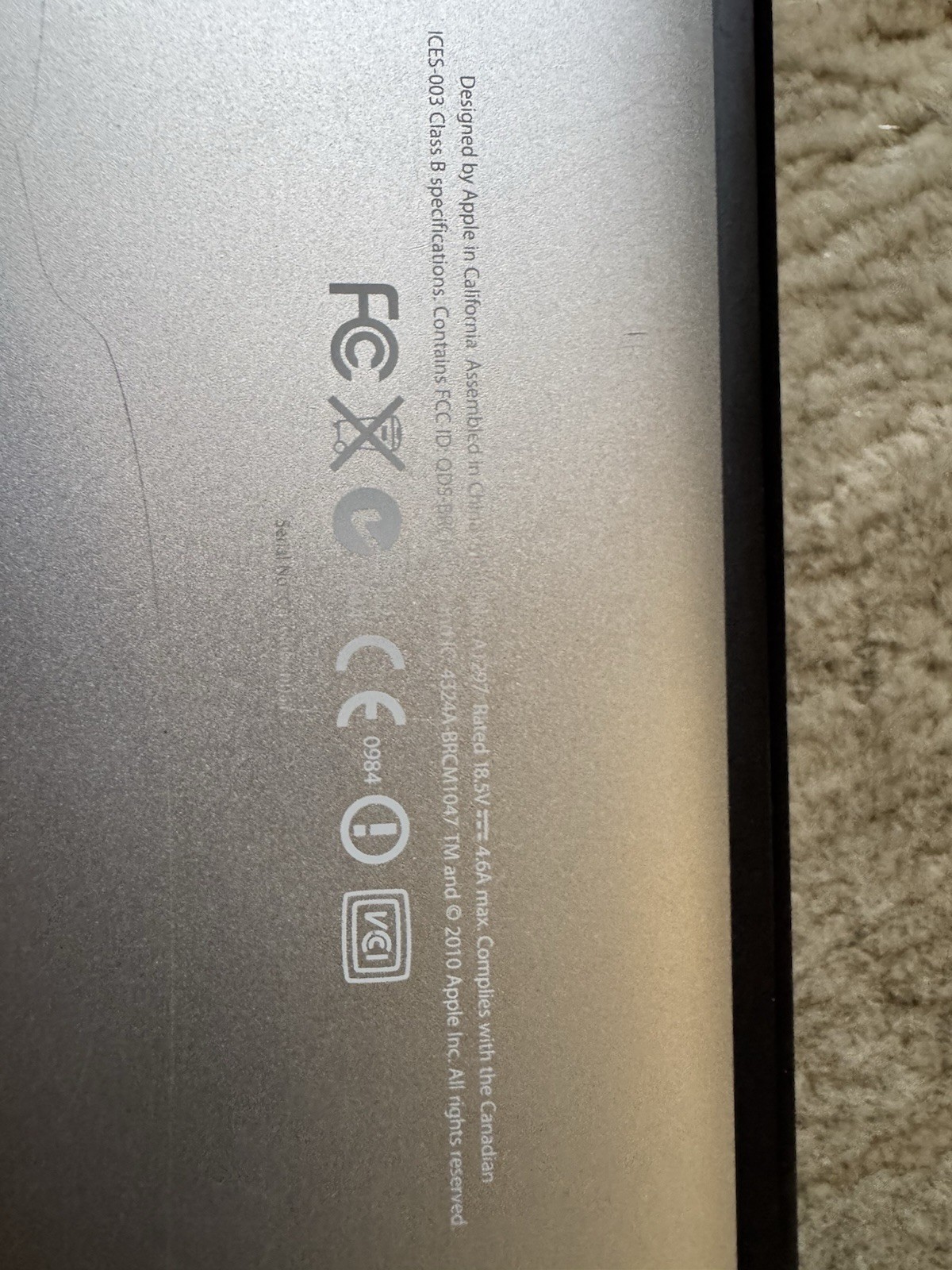 MacBook Pro 17″ a1297 2.66ghz Core 2 Duo, 8gb, 256GB SSD, 500GB HDD
