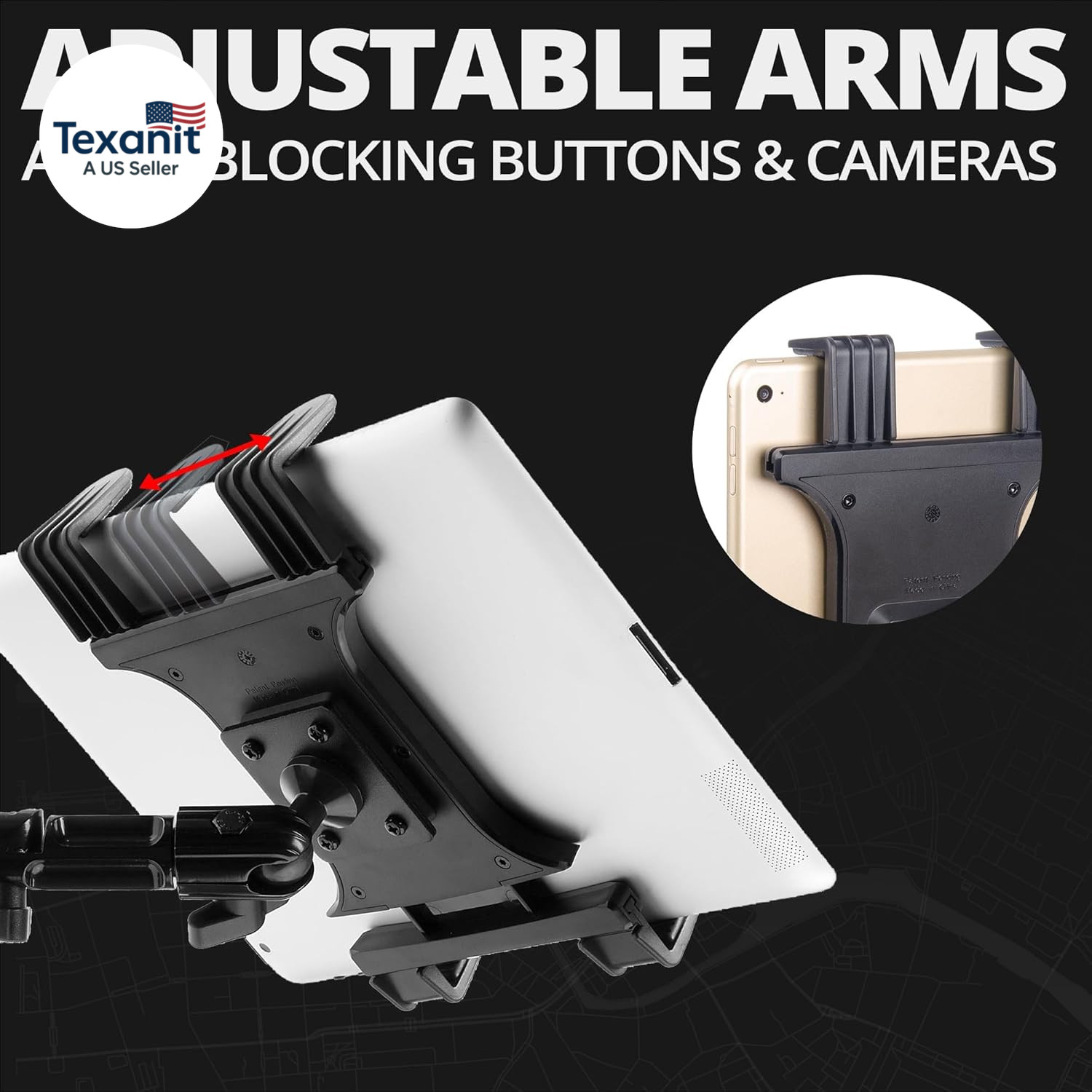 Industrial Metal Drill Base Tablet Mount [Enduro Series] – Ipad Holder for Wall
