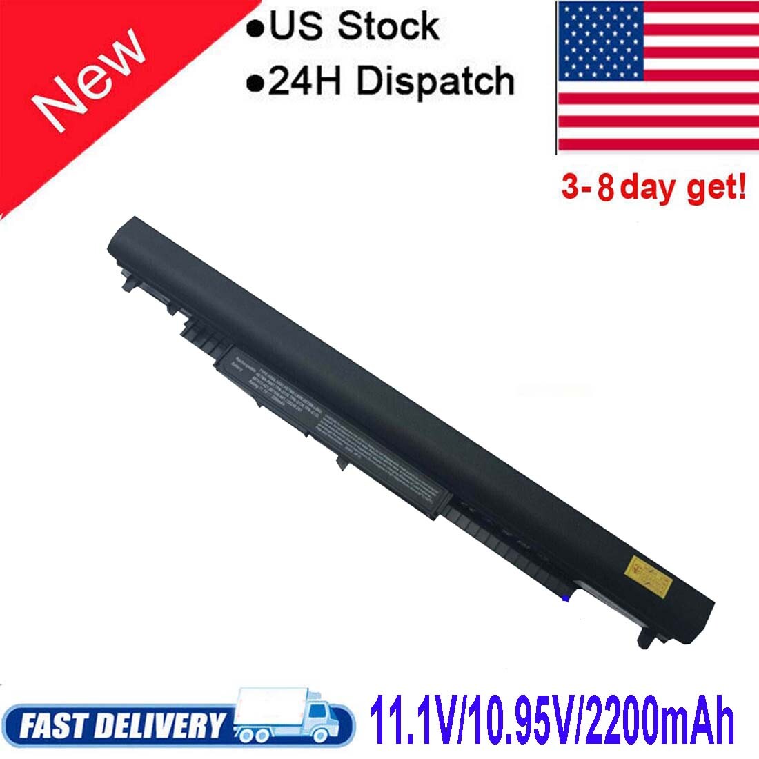 11.1V HS03 Battery HSTNN-LB6V LB6U For HP 240 245 G4 Series HS04031-CL