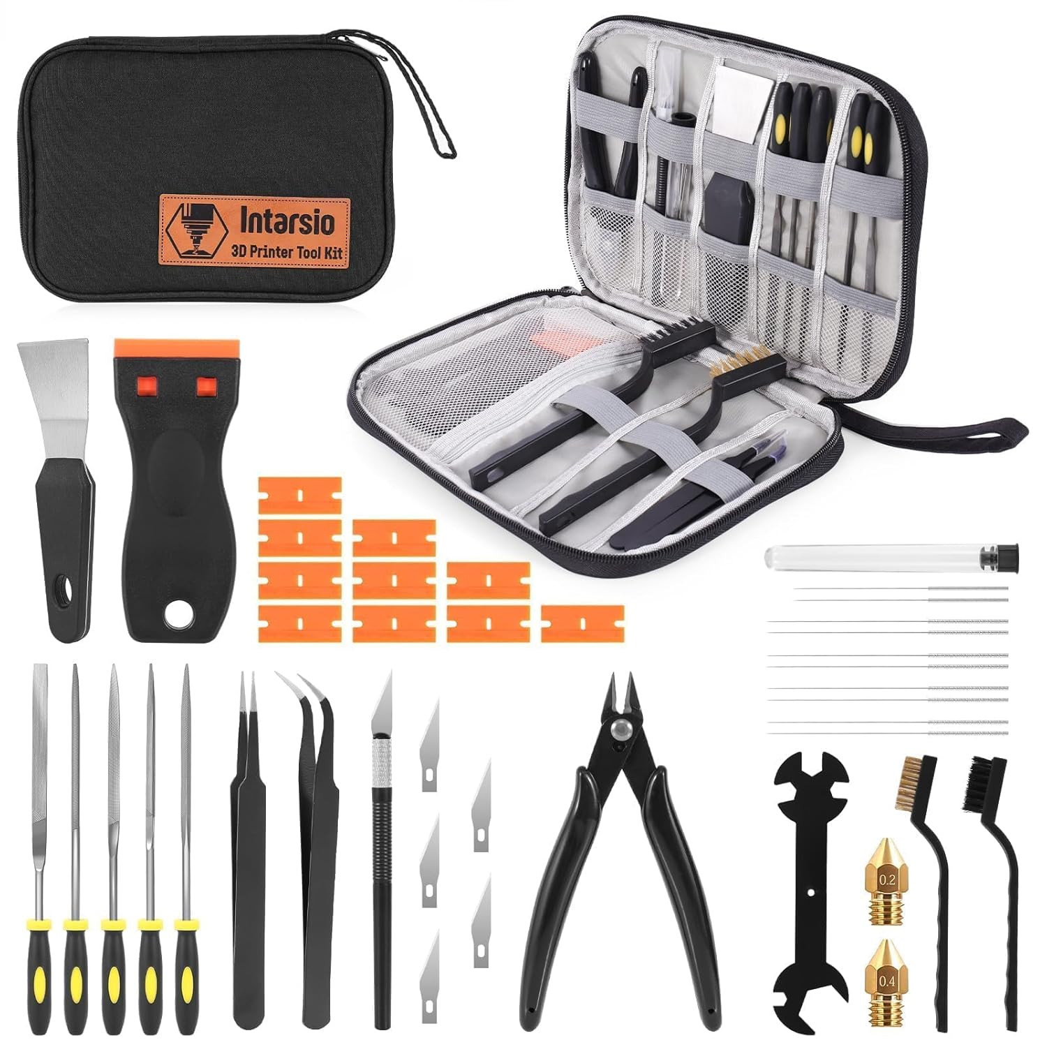 3D Printer Tools Kit, 34Pcs 3D Printer Accessories for All FDM/SLA Printers Incl
