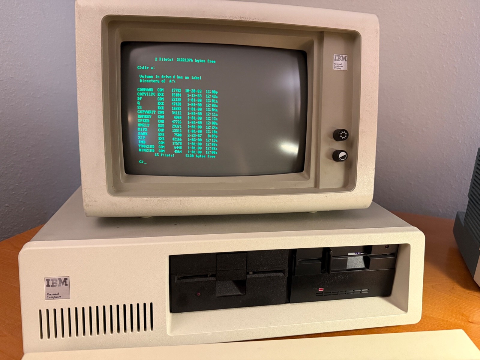 Vintage IBM 5150 Computer – 640KB – 20MB HDD – Excellent Working!