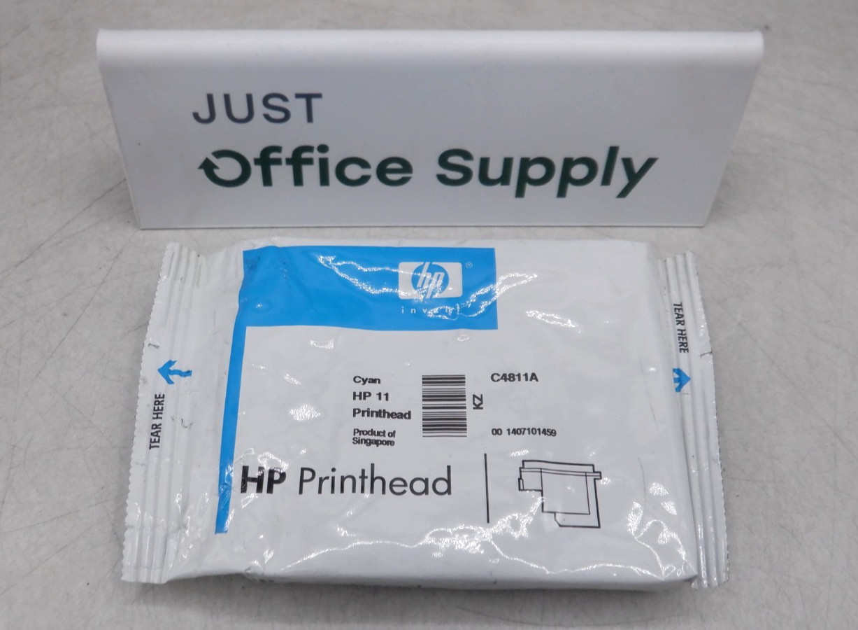 Genuine OEM HP 11 Cyan C4811A Printhead Ink Bulk Packaging FREE SHIPPING