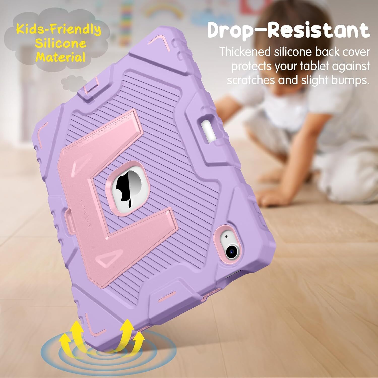 Kids Friendly Case for New iPad (A16) 11th Gen 11 Inch (2025) Heavy Duty Cover