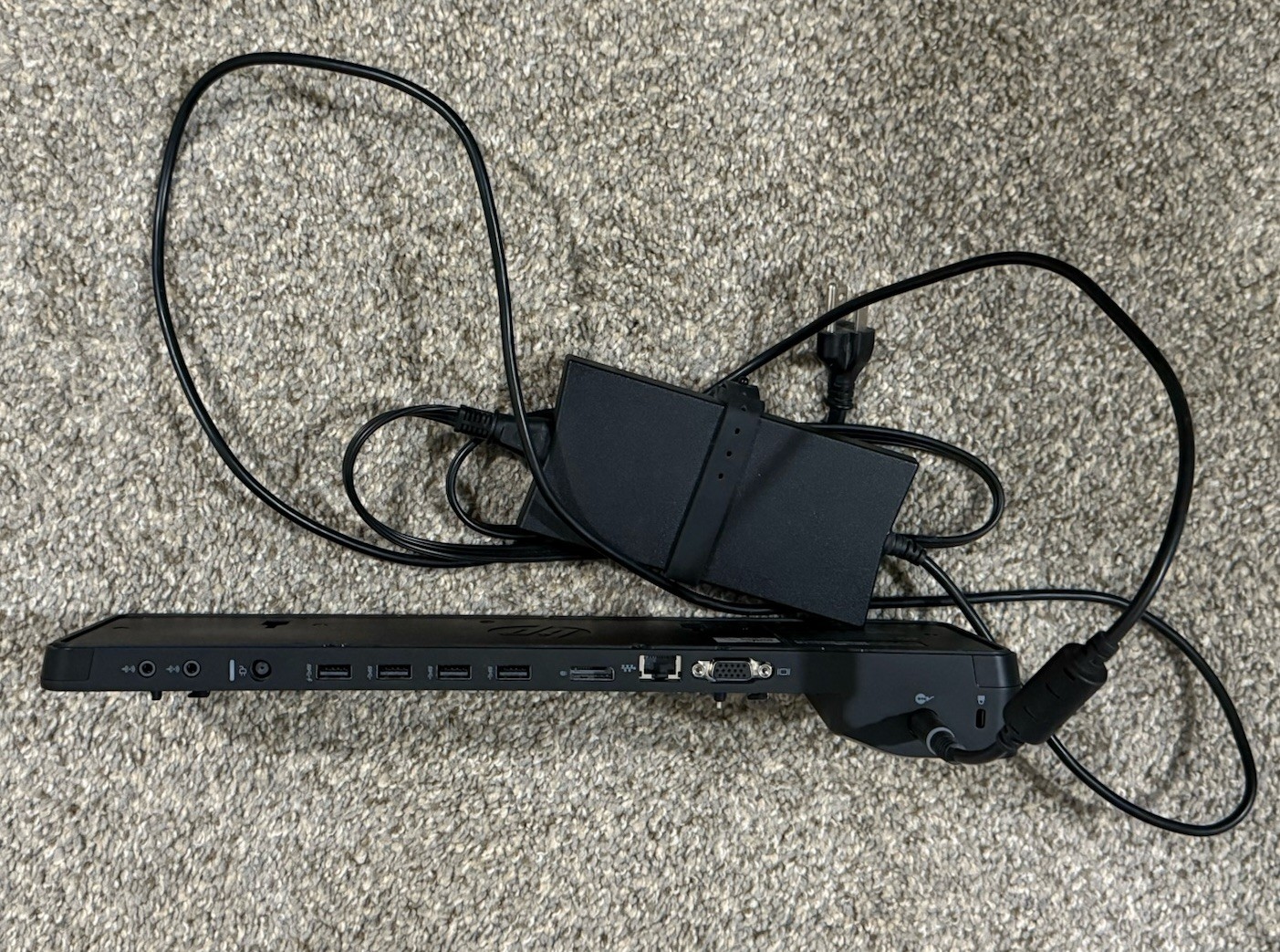 HP 2013 UltraSlim Docking Station with Power Adapter (D9Y32AA#ABA)
