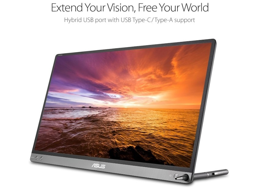 ASUS ZenScreen 15.6” 1080p Portable USB Monitor (MB16AC) | Full HD (1920 x 1080)