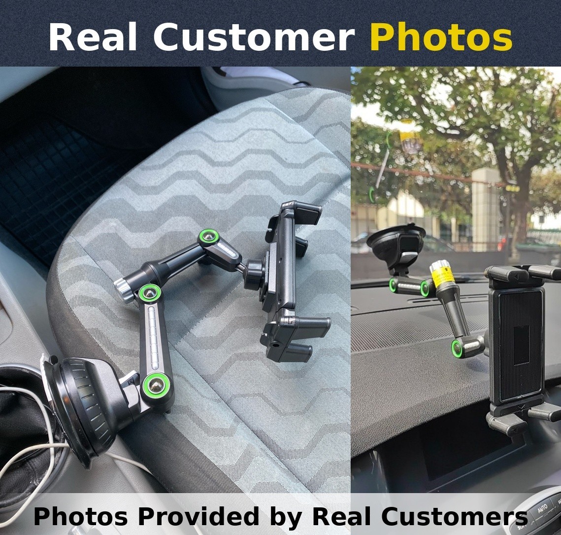 Tablet Mount for Truck Heavy Duty Suction Base Phone Holder for Car Dashboard
