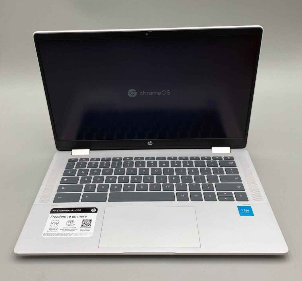 HP Chromebook X360 14″ 14b-cd0000nr N100 3.4GHz 64GB eMMC 4GB DDR5 SLV B-