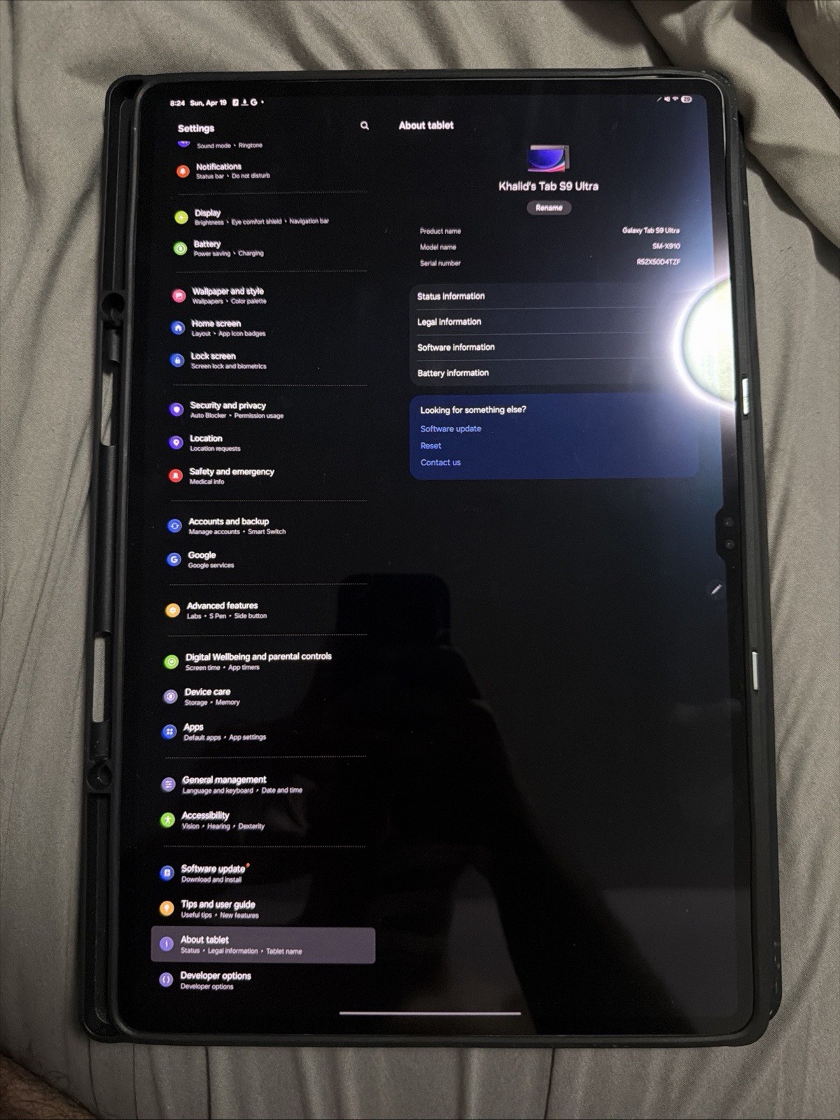 Galaxy Tab S9 Ultra Super Clean Condition