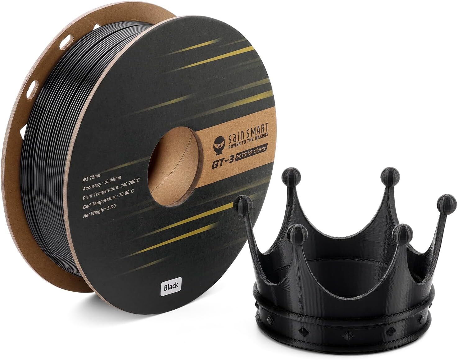 SainSmart Hyper Speed PETG Filament 1.75mm, Glossy High Toughness PETG
