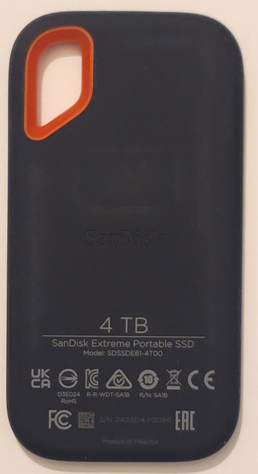 SanDisk Extreme PRO V2 4TB USB-C Portable External SSD (SDSSDE61-4T00-G25)