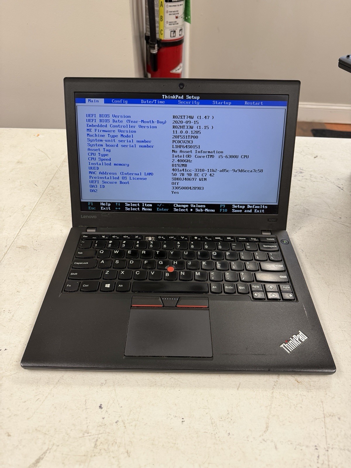✅ Lenovo ThinkPad X260 i5-6300U ✅ 8GB RAM ✅ 256GB SSD W11P No Batt ✅
