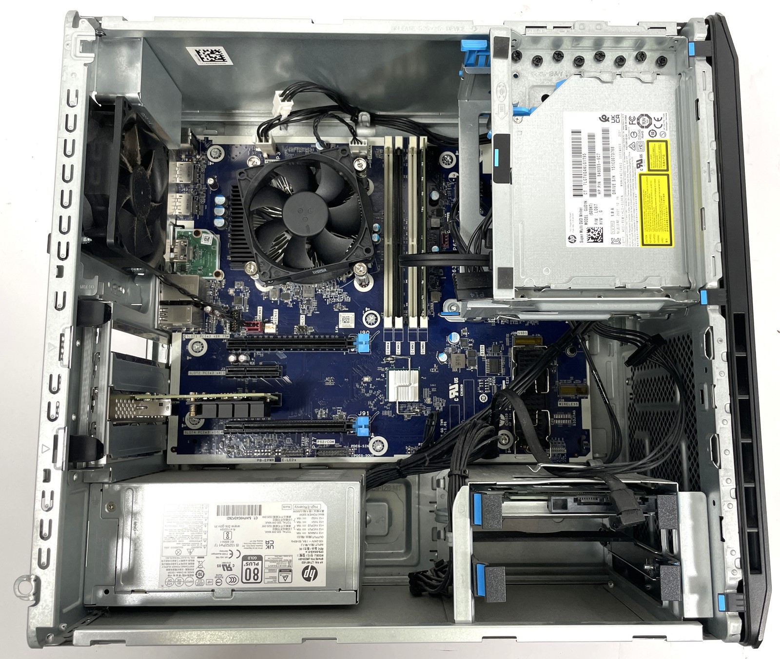 HP Workstation Z2 G5 Desktop i7-10700 256GB SSD 16GB RAM DVD-R – Win 11 – Desc