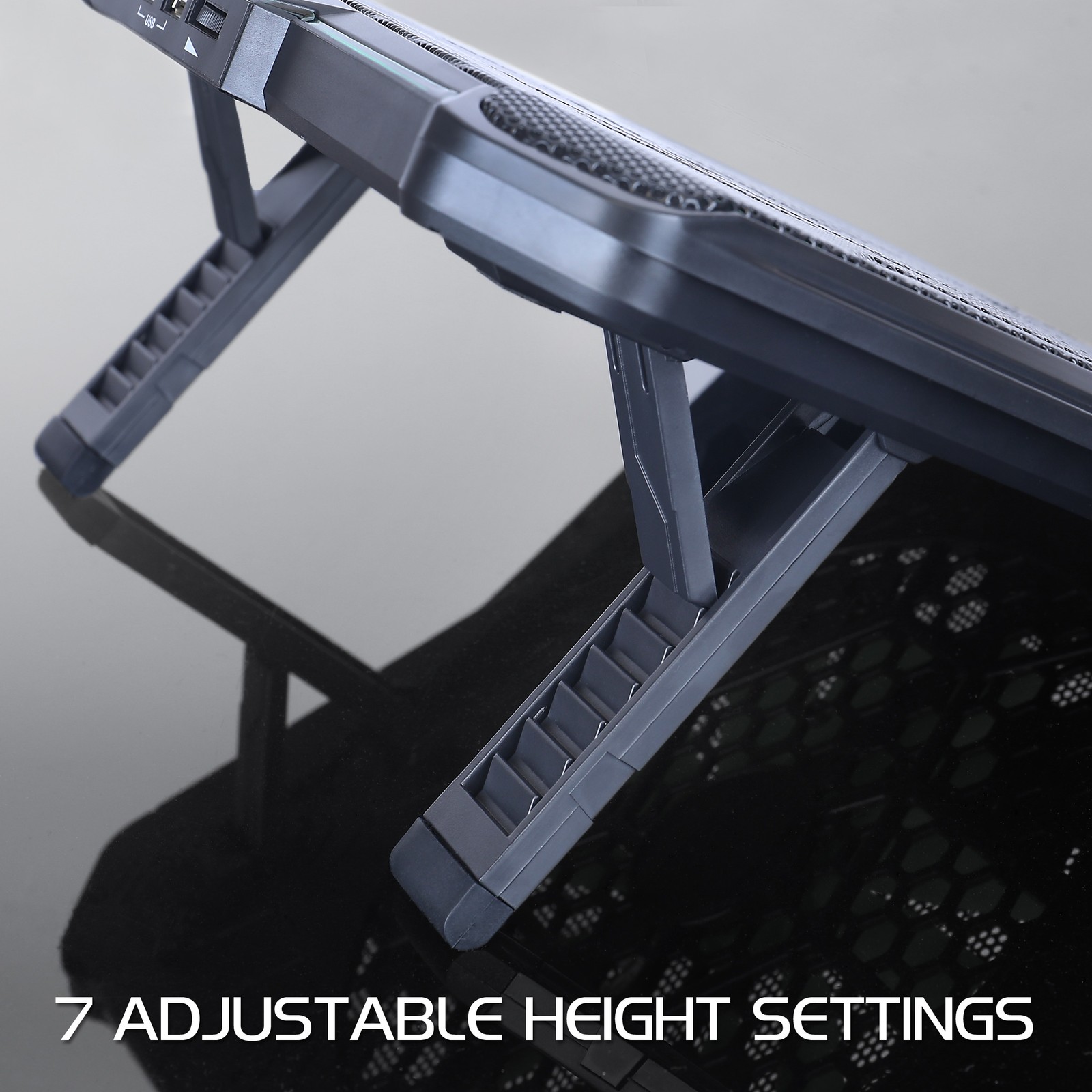 ENHANCE Gaming Laptop Cooling Stand – With 7 Height Settings (USED)