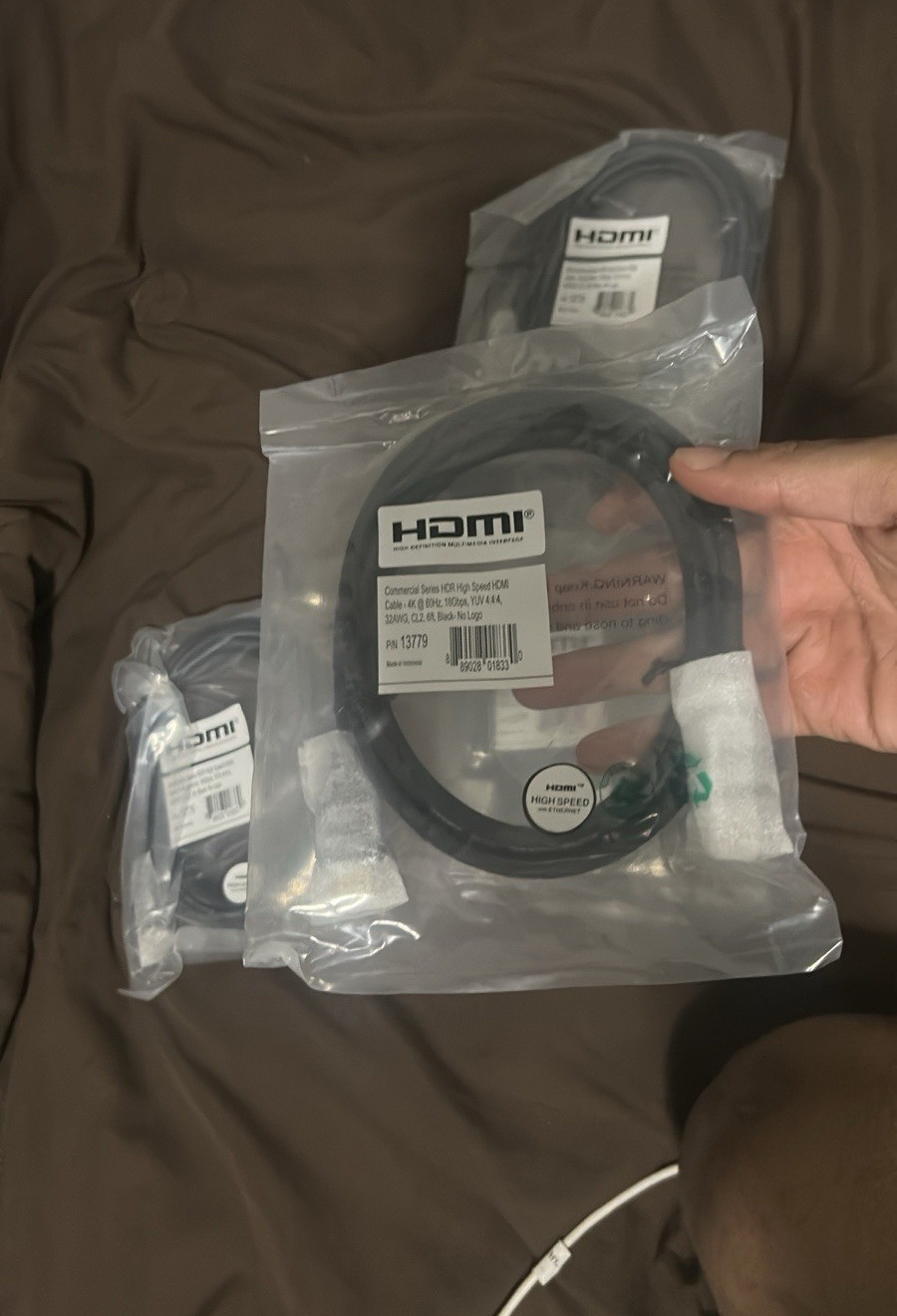 HDMI High Speed 6 ft Black HDMI Cable Male to Male, MPN/Model 13779