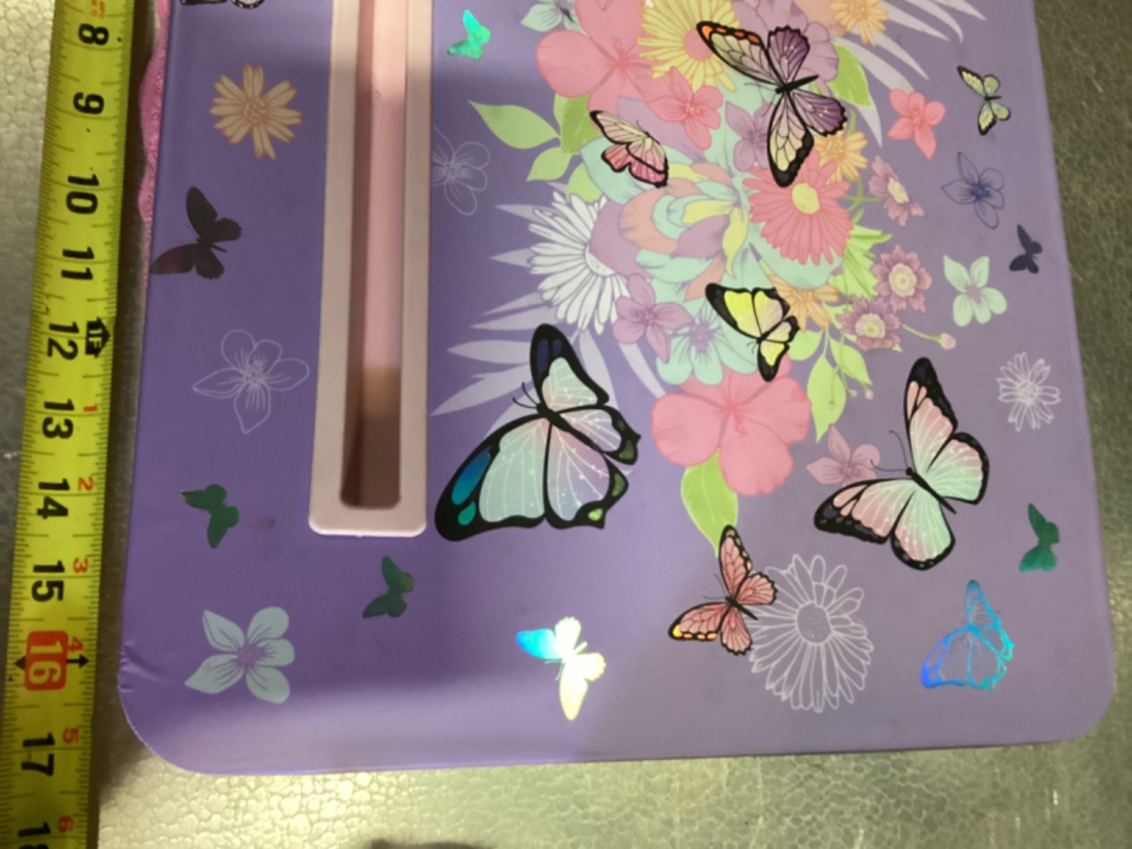 Butterly Lap Desk-Lap Desk with Cushion for Kids – Large Laptop Lap Desk with…