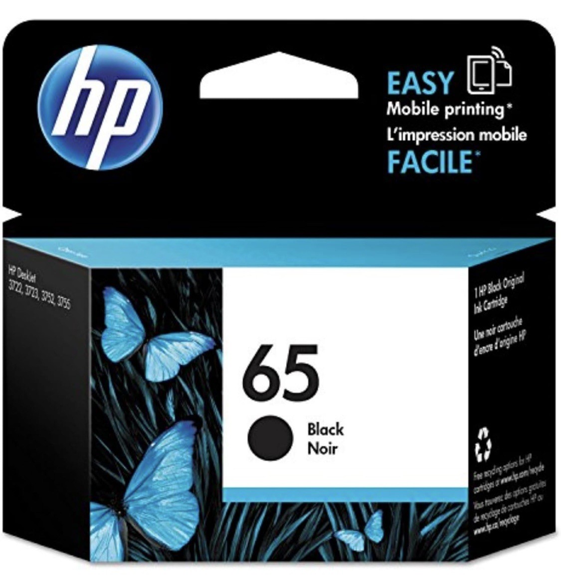 Genuine hp 65 Black Ink Cartridge Deskjet EXP May 2027
